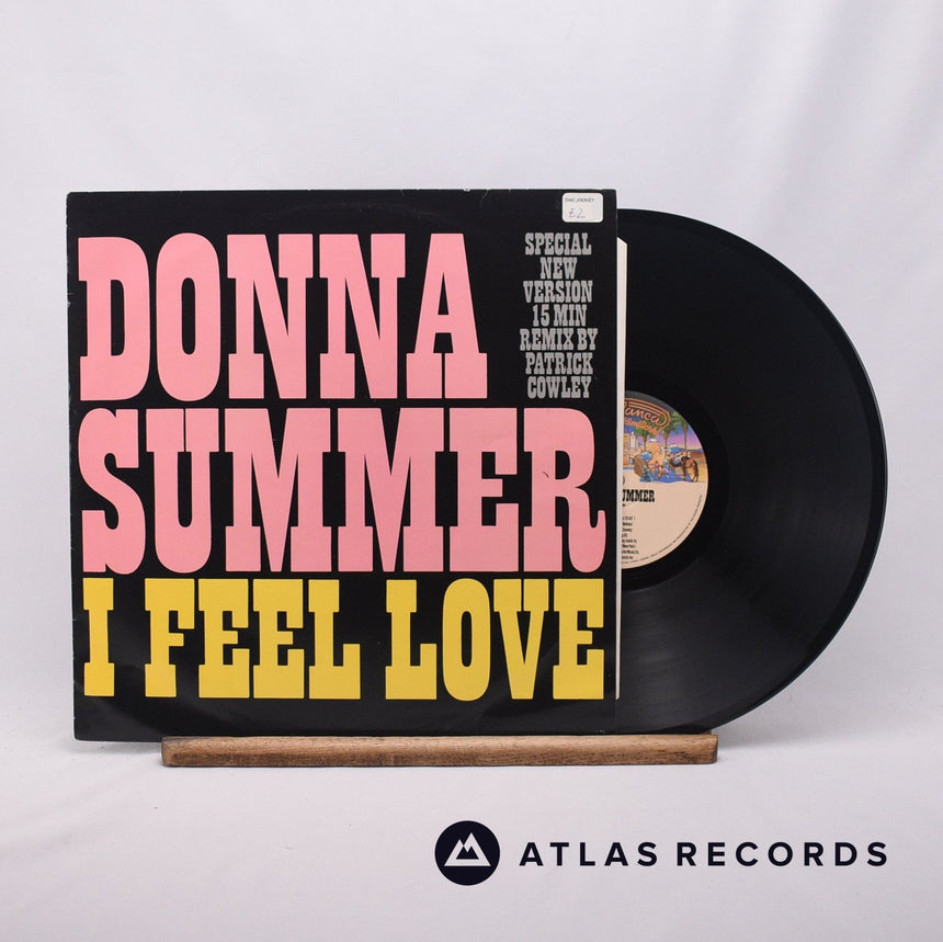 Donna Summer I Feel Love 12" Vinyl Record - Front Cover & Record