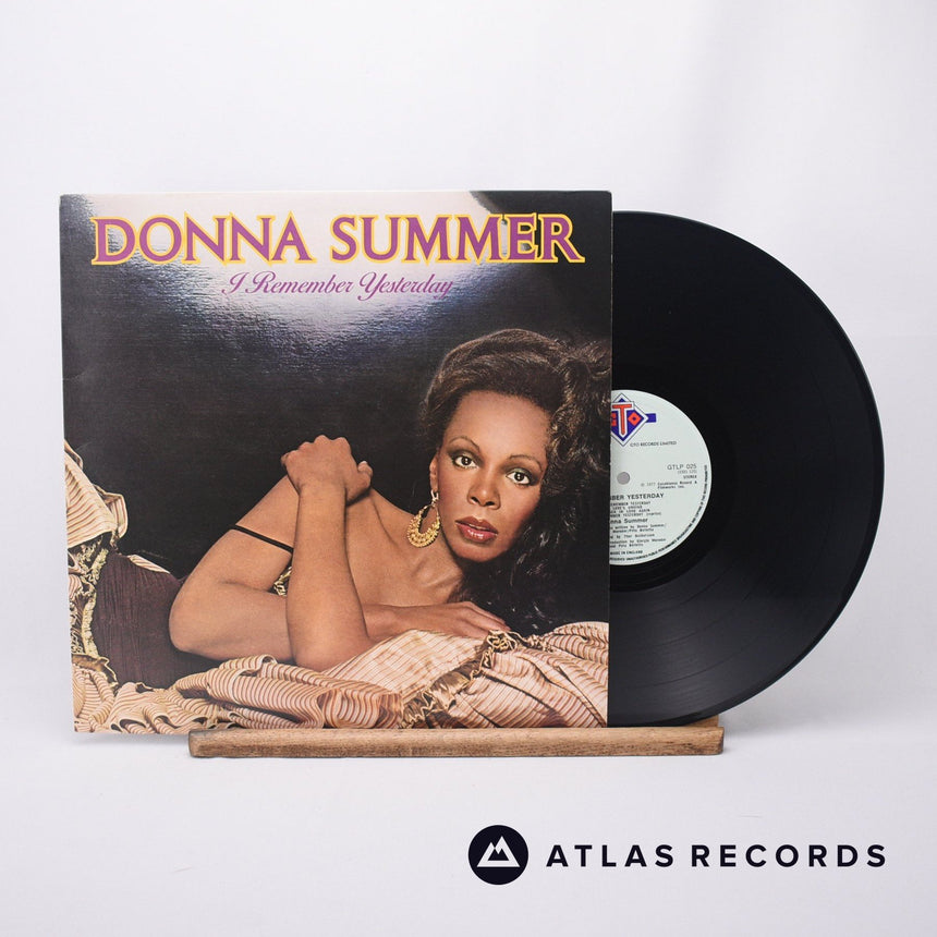 Donna Summer I Remember Yesterday LP Vinyl Record - Front Cover & Record