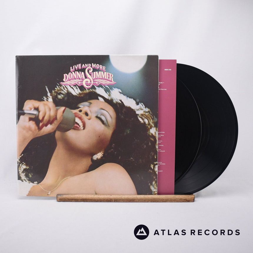 Donna Summer Live And More 2 x LP Vinyl Record - Front Cover & Record