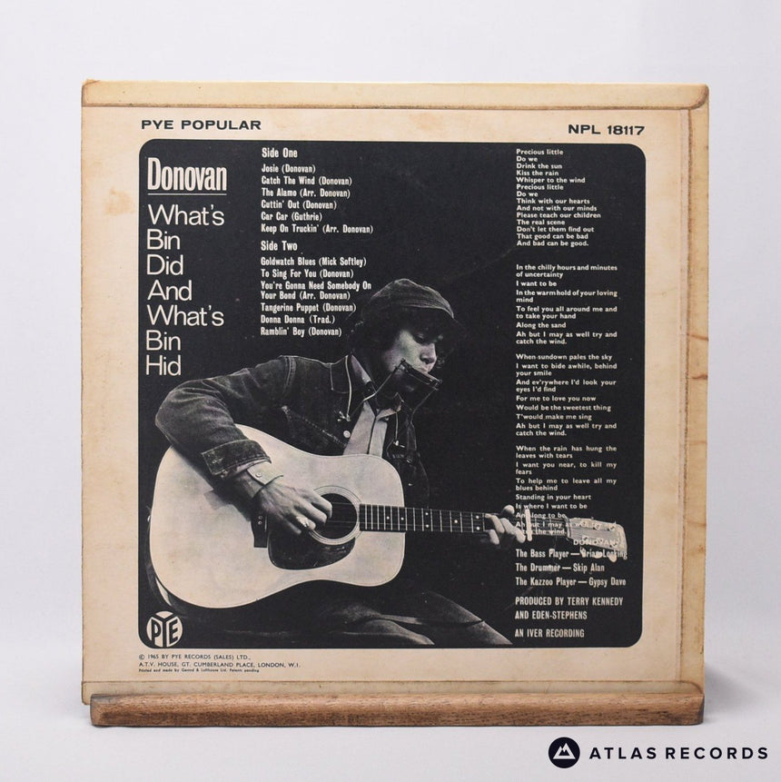 Donovan - What's Bin Did And What's Bin Hid - A1 B3 LP Vinyl Record - VG+/VG+