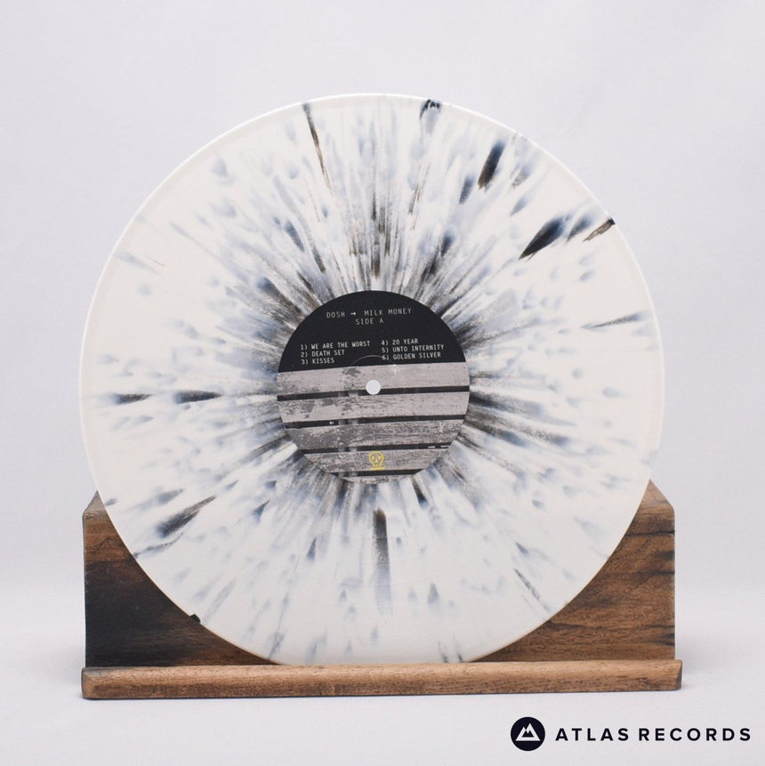 Dosh - Milk Money - White W/ Black & Silver Splatter LP Vinyl Record - EX/NM