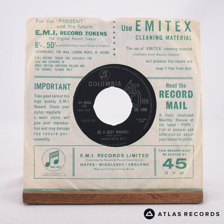 Downliners Sect - Baby What's Wrong - 7" Vinyl Record - VG+/VG+