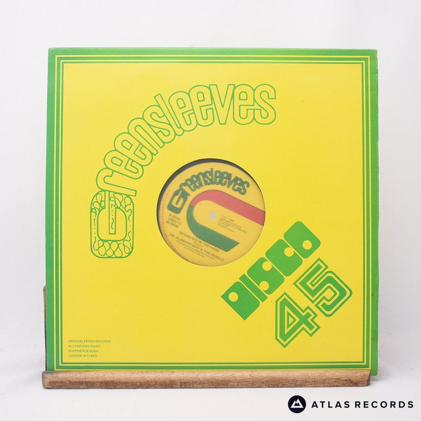 Dr. Alimantado - Sitting In The Park - Die-Cut Sleeve 12" Vinyl Record - VG+/VG+