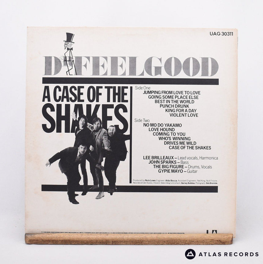 Dr. Feelgood - A Case Of The Shakes - LP Vinyl Record - VG+/EX