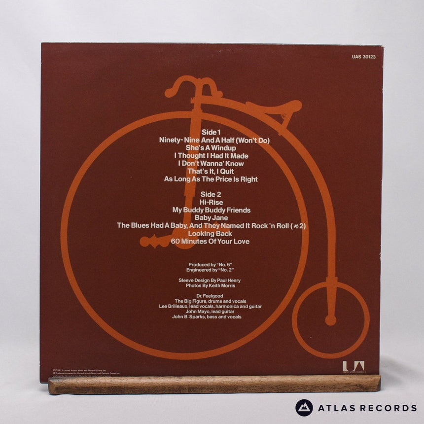 Dr. Feelgood - Be Seeing You - LP Vinyl Record - EX/EX