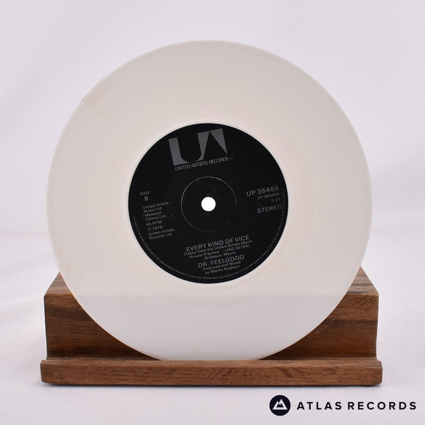 Dr. Feelgood - Milk And Alcohol - Bilbo White 7" Vinyl Record - VG+/EX