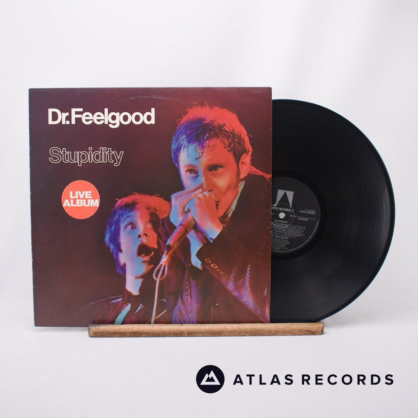 Dr. Feelgood Stupidity LP Vinyl Record - Front Cover & Record