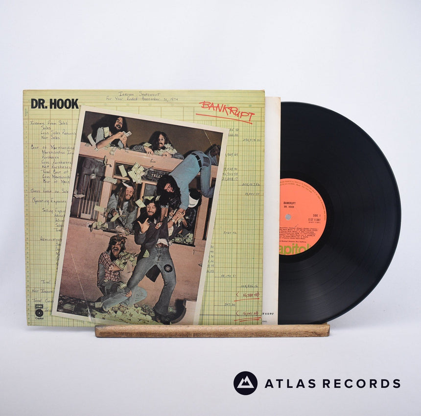 Dr. Hook Bankrupt LP Vinyl Record - Front Cover & Record