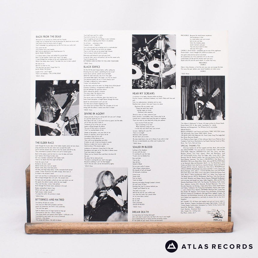 Dream Death - Journey Into Mystery - Lyric Sheet Us LP Vinyl Record - VG+/VG+