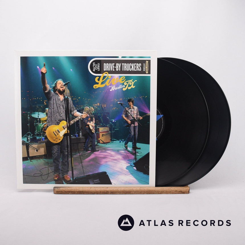 Drive-By Truckers Live From Austin TX 2 x LP Vinyl Record - Front Cover & Record