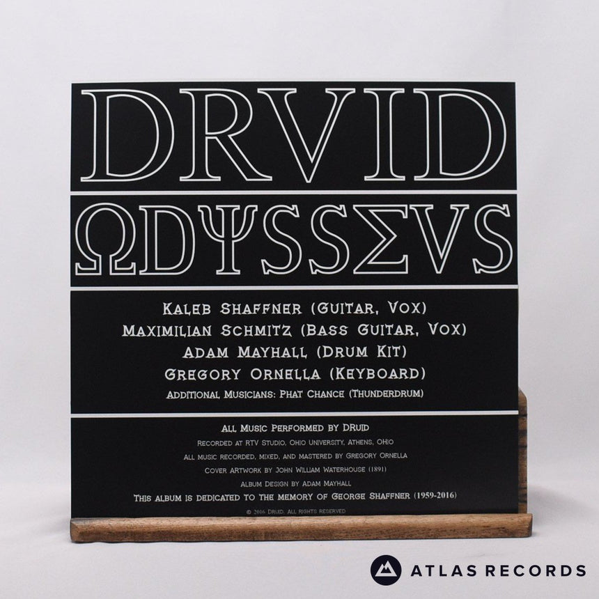 Druid - Odysseus - Gold Limited Edition Lyric Sheet A B LP Vinyl Record - NM/NM