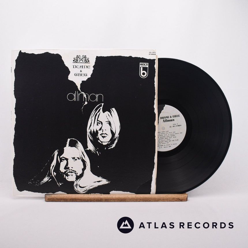 Duane & Greg Allman Duane & Greg Allman LP Vinyl Record - Front Cover & Record