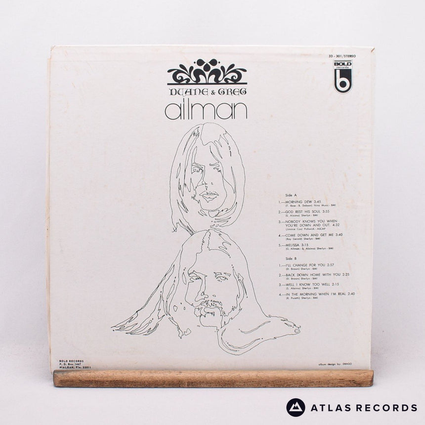 Duane & Greg Allman - Duane & Greg Allman - LP Vinyl Record - VG+/EX