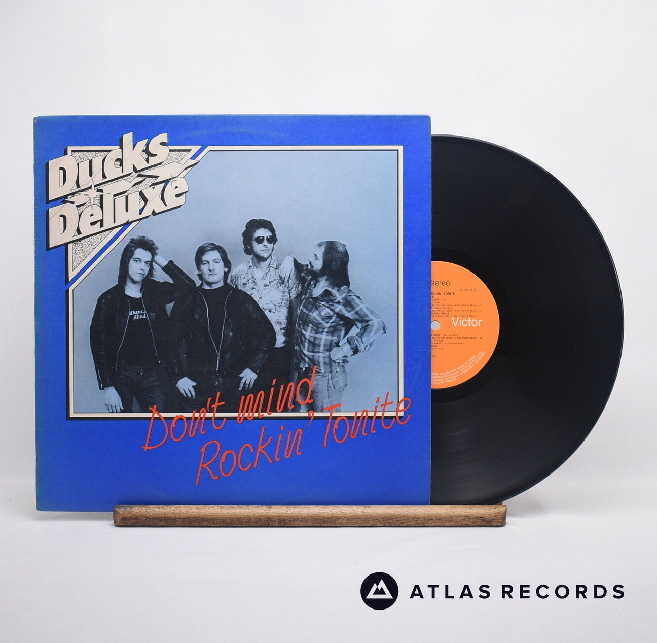 Ducks Deluxe Don't Mind Rockin' Tonite LP Vinyl Record - Front Cover & Record