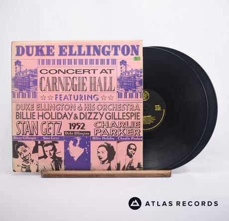 Duke Ellington Concert At Carnegie Hall Double LP Vinyl Record - Front Cover & Record