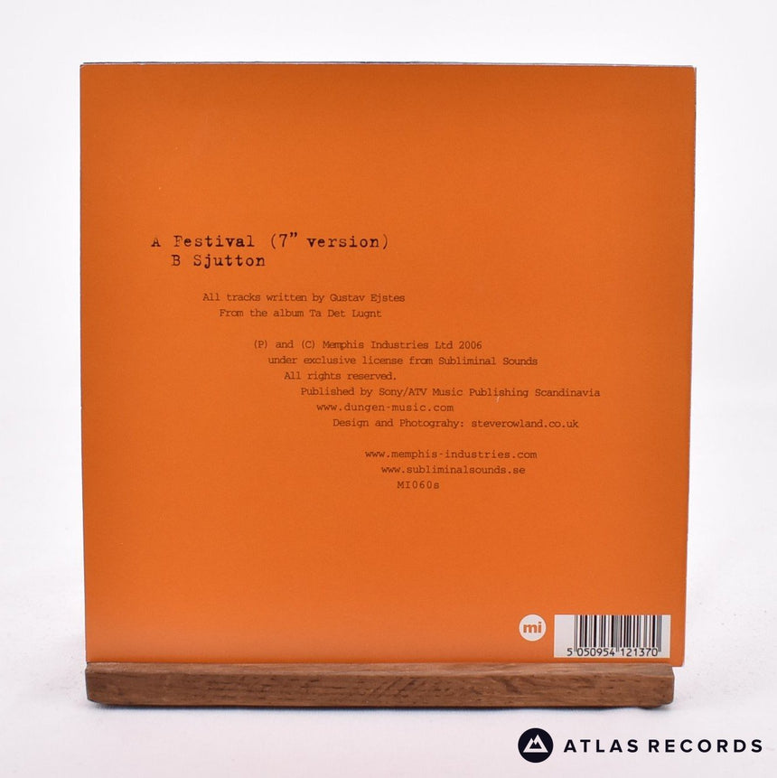 Dungen - Festival - 7" Vinyl Record - NM/NM