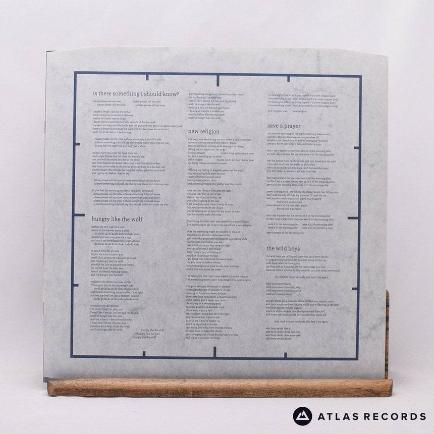 Duran Duran - Arena - Booklet Gatefold A-1 B-3 LP Vinyl Record - EX/EX