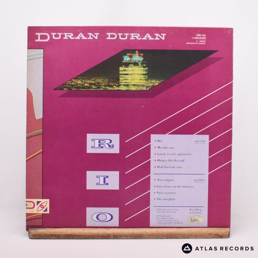 Duran Duran - Rio - First Uk Press Textured Sleeve LP Vinyl Record - EX/EX