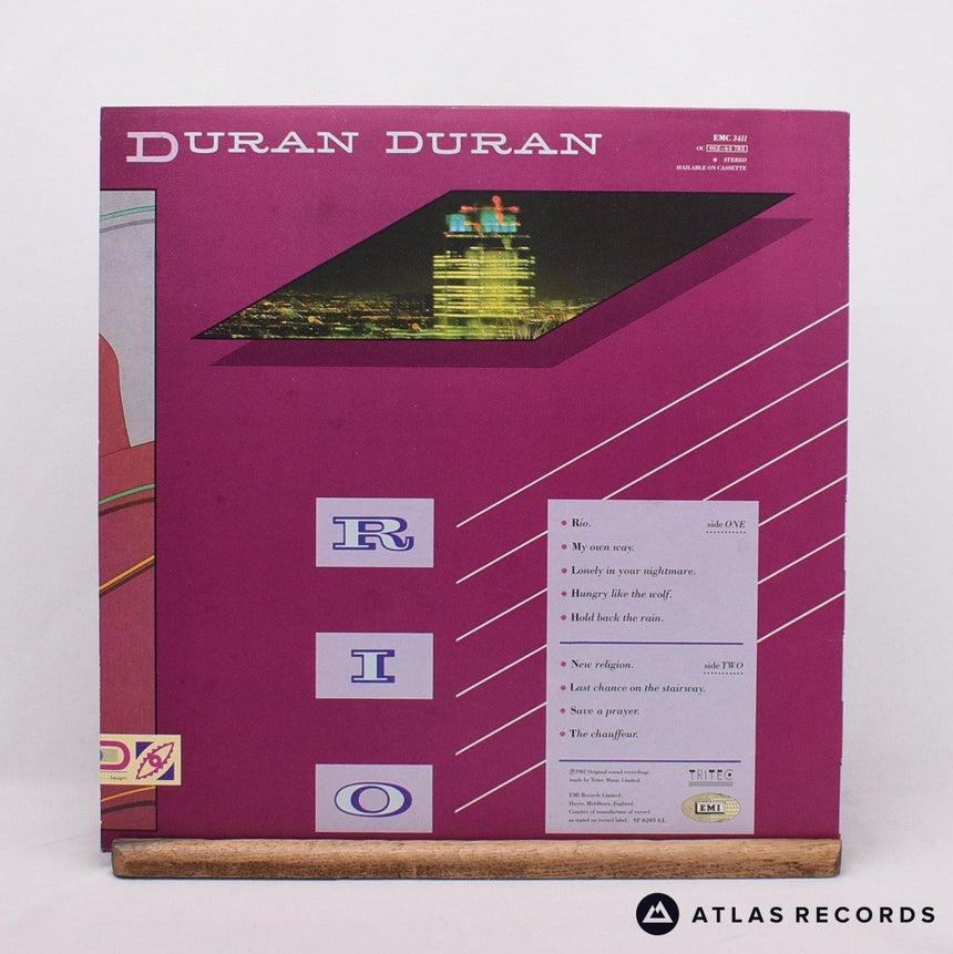 Duran Duran - Rio - Die-Cut Sleeve LP Vinyl Record - EX/EX