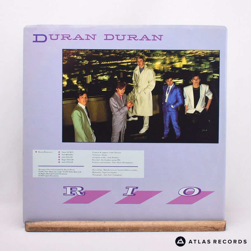 Duran Duran - Rio - Reissue Canada A B LP Vinyl Record - EX/EX