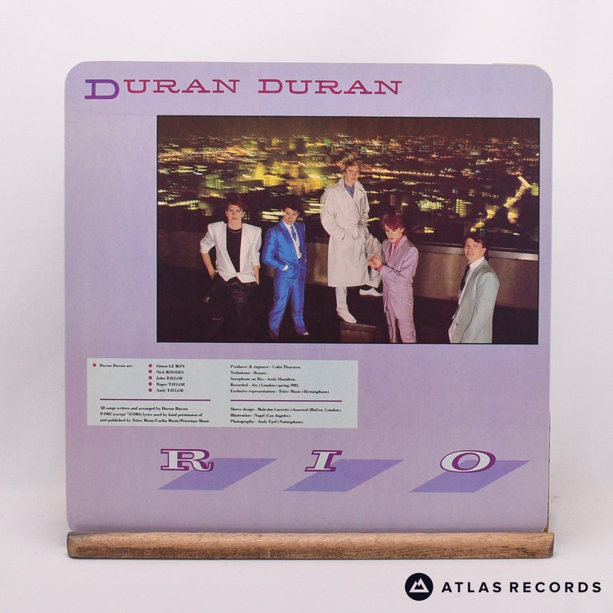 Duran Duran - Rio - First Uk Press Nickz Textured Sleeve LP Vinyl Record - EX/EX