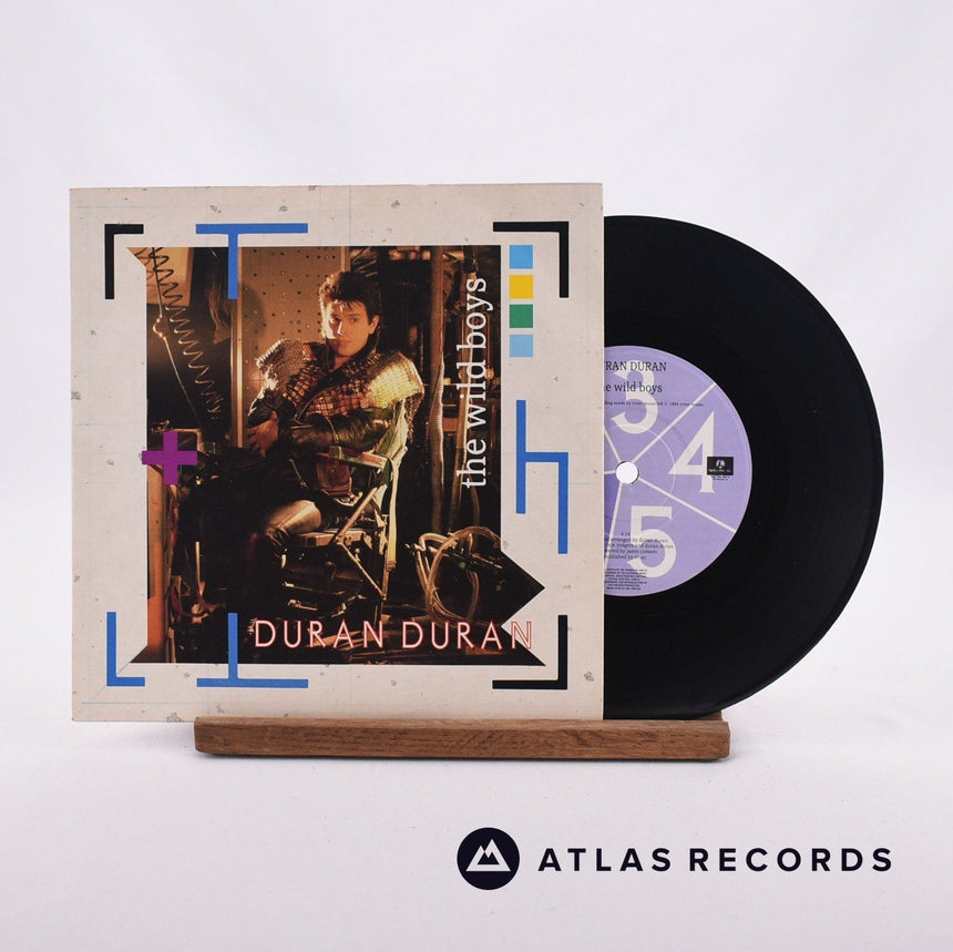 Duran Duran The Wild Boys 7" Vinyl Record - Front Cover & Record
