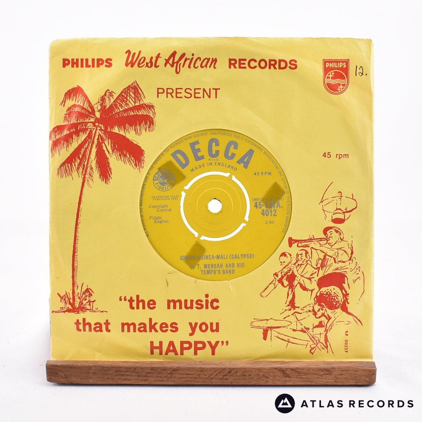 E. T. Mensah & His Tempos Band Ghana-Guinea-Mali 7" Vinyl Record - In Sleeve