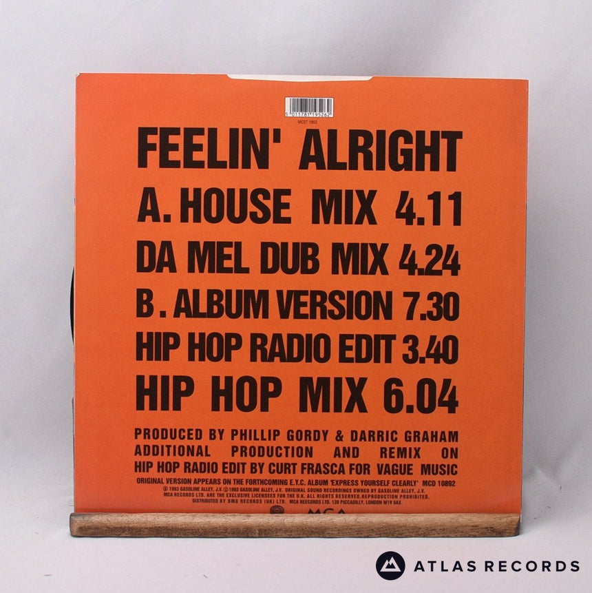 E.Y.C. - Feelin' Alright - 12" Vinyl Record - EX/EX