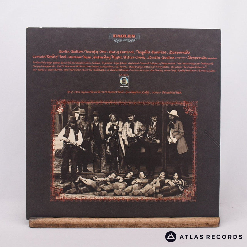 Eagles - Desperado - Reissue Textured Sleeve LP Vinyl Record - EX/VG+