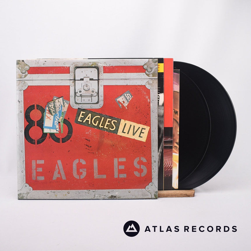 Eagles Eagles Live 2 x LP Vinyl Record - Front Cover & Record