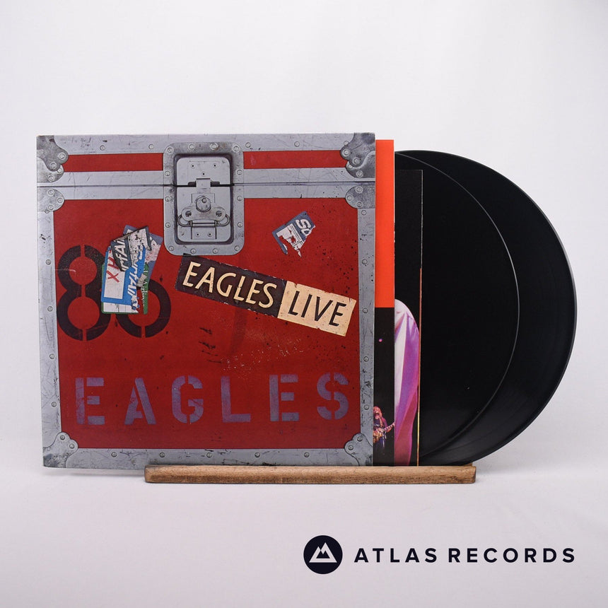 Eagles Eagles Live 2 x LP Vinyl Record - Front Cover & Record