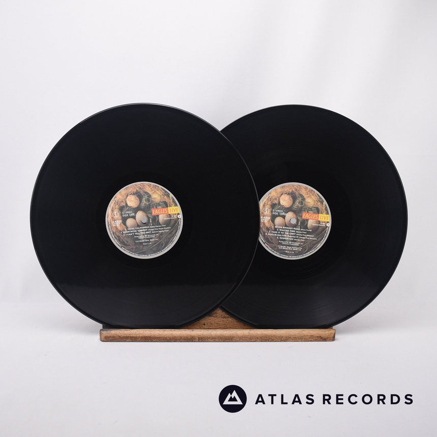 Eagles - Eagles Live - Poster Repress 2 x LP Vinyl Record - EX/EX