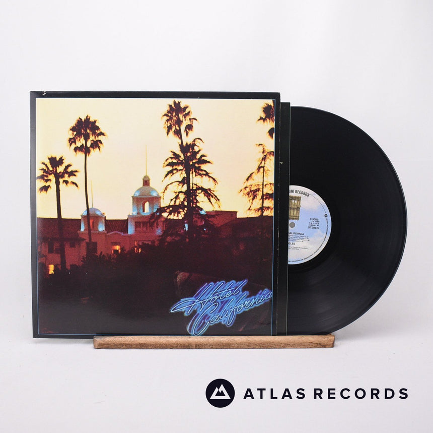 Eagles Hotel California LP Vinyl Record - Front Cover & Record
