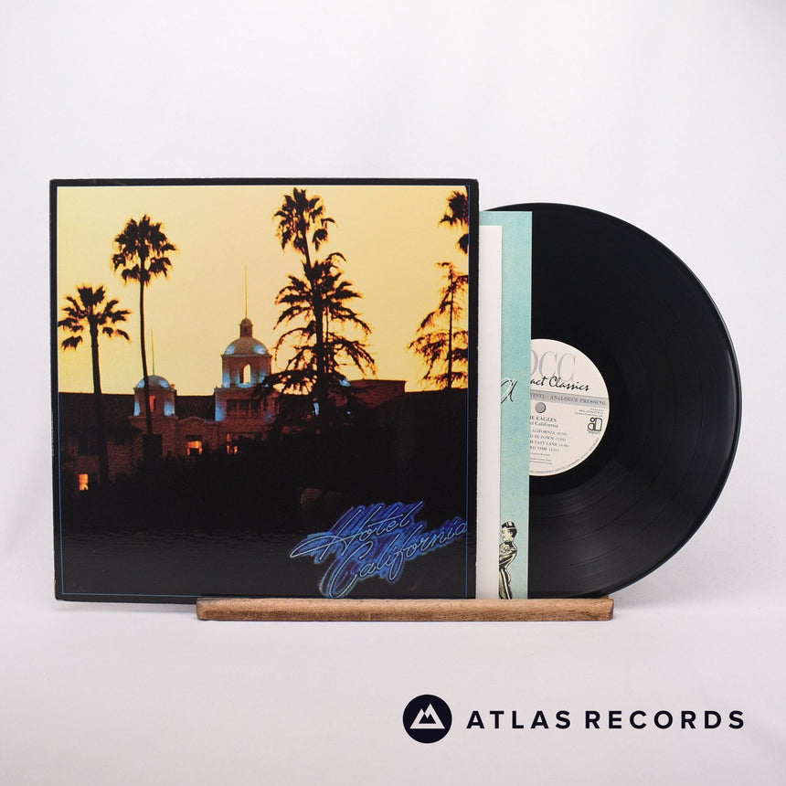 Eagles Hotel California LP Vinyl Record - Front Cover & Record