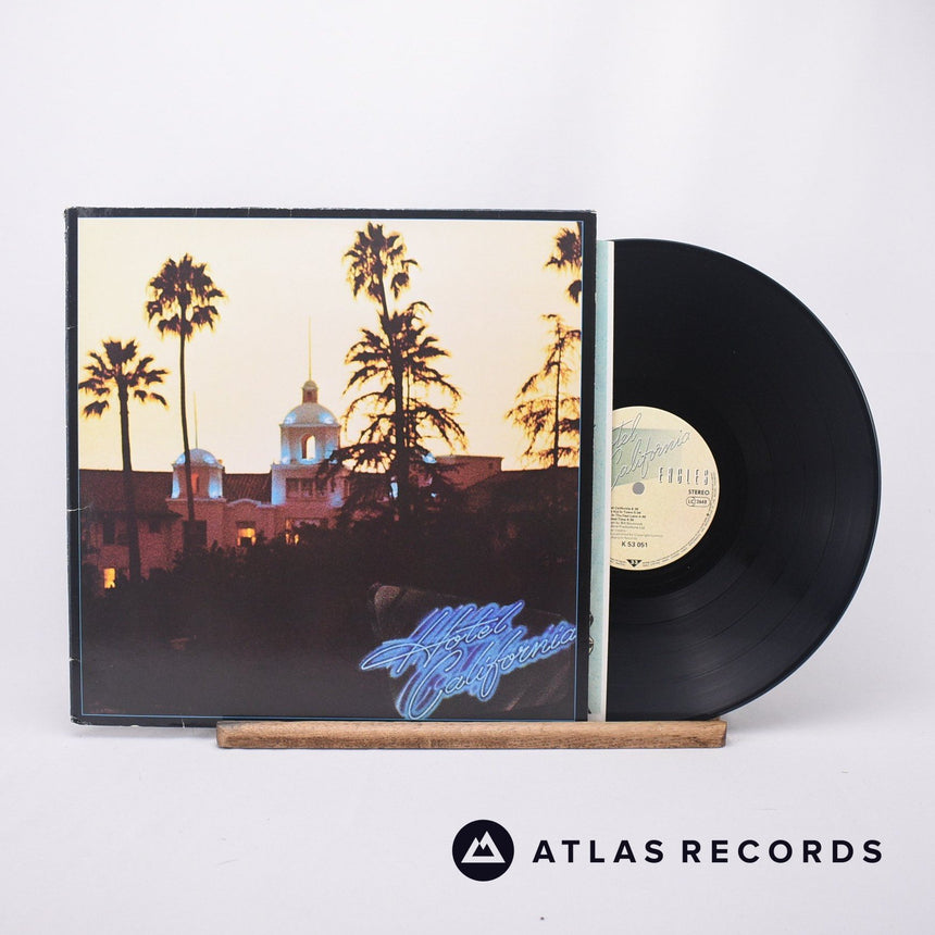 Eagles Hotel California LP Vinyl Record - Front Cover & Record