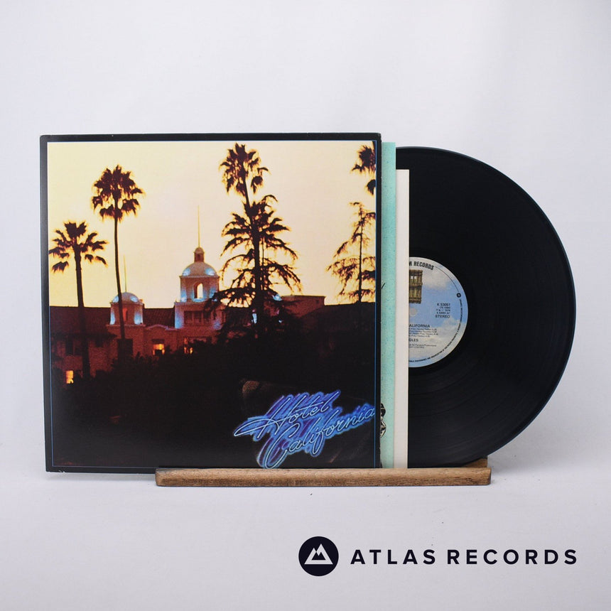 Eagles Hotel California LP Vinyl Record - Front Cover & Record