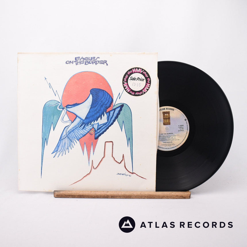 Eagles On The Border LP Vinyl Record - Front Cover & Record