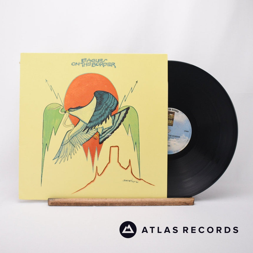 Eagles - On The Border - Reissue Strawberry LP Vinyl Record - EX/EX