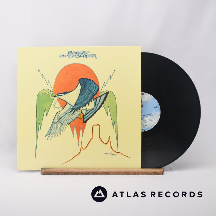 Eagles On The Border LP Vinyl Record - Front Cover & Record