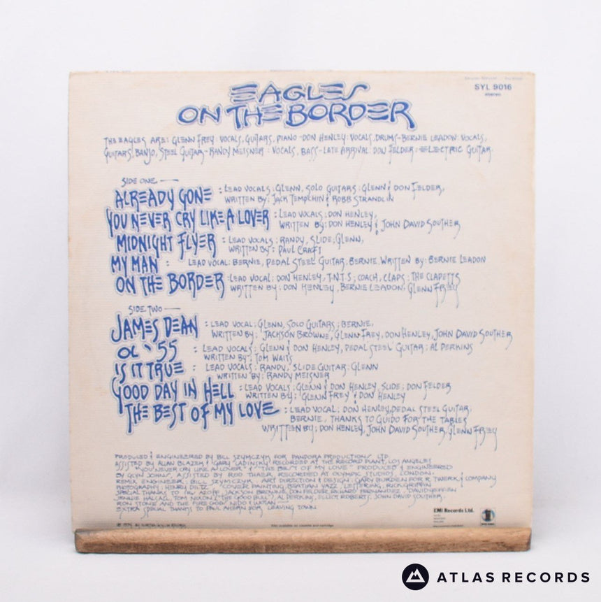 Eagles - On The Border - Textured Sleeve LP Vinyl Record - VG+/EX