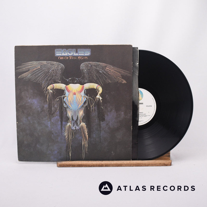Eagles One Of These Nights LP Vinyl Record - Front Cover & Record