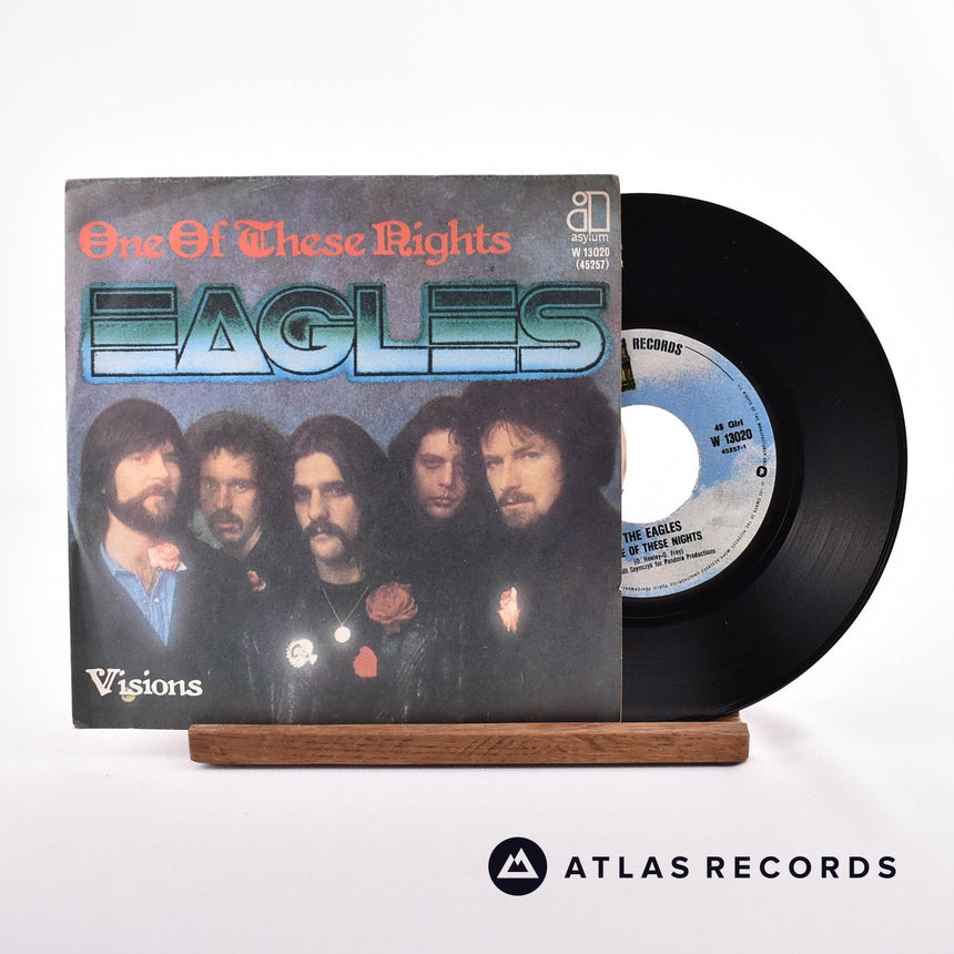 Eagles One Of These Nights 7" Vinyl Record - Front Cover & Record