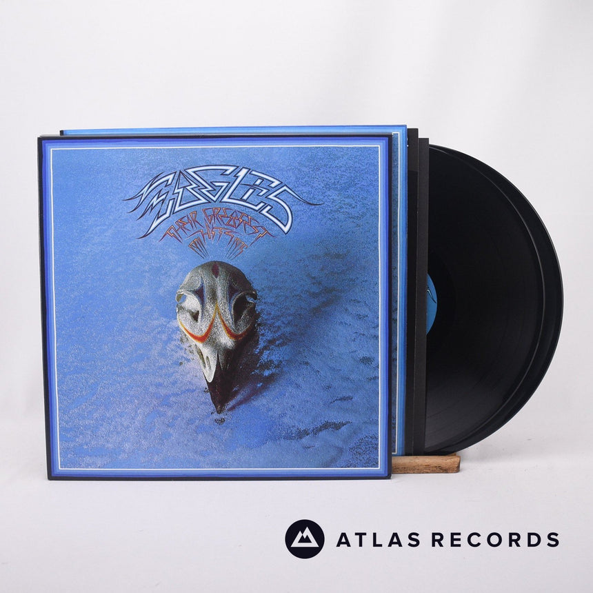 Eagles Their Greatest Hits Volumes 1 & 2 2 x LP Vinyl Record - Front Cover & Record