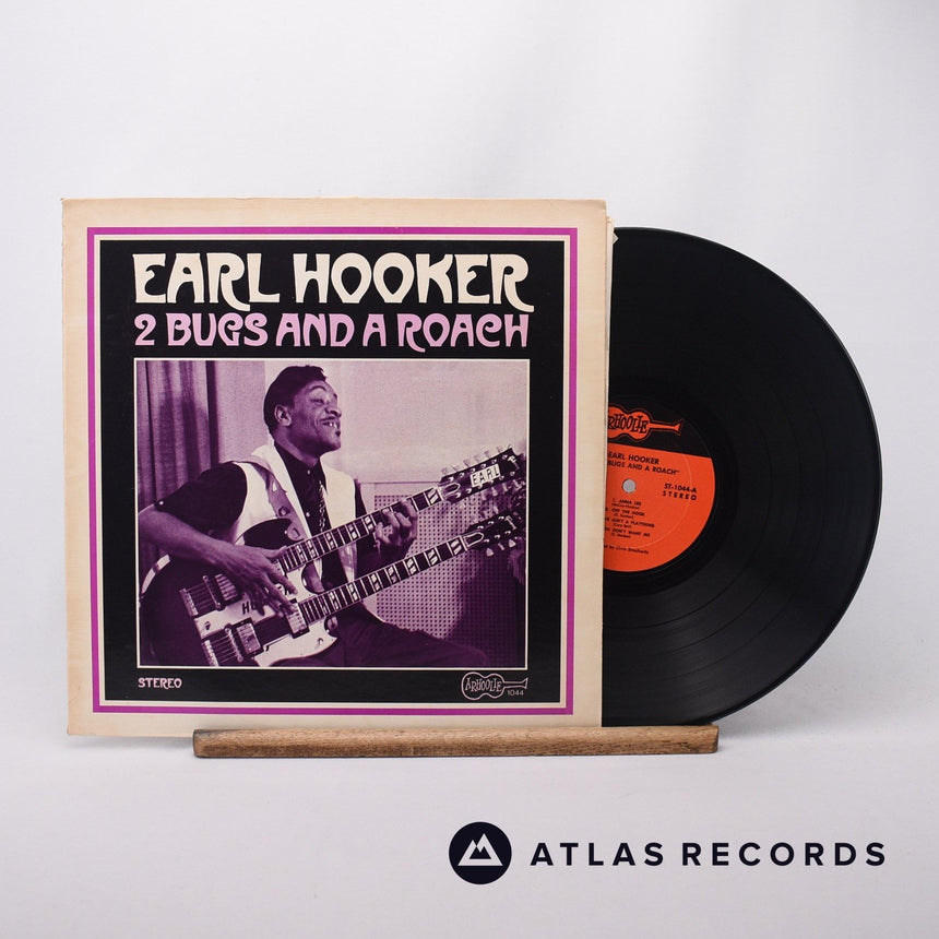 Earl Hooker 2 Bugs And A Roach LP Vinyl Record - Front Cover & Record