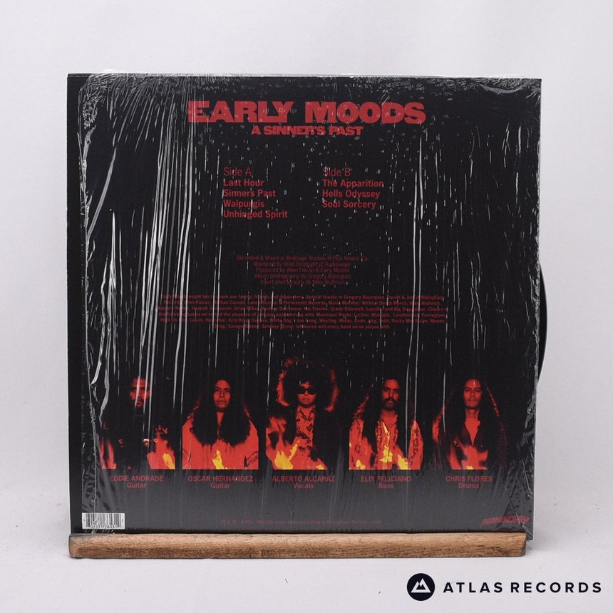 Early Moods - A Sinner's Past - Lyric Sheet Insert A B LP Vinyl Record - EX/NM