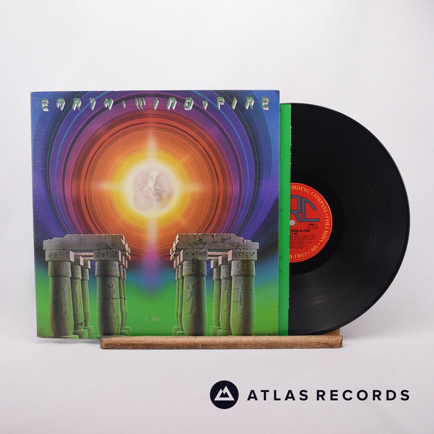 Earth, Wind & Fire I Am LP Vinyl Record - Front Cover & Record