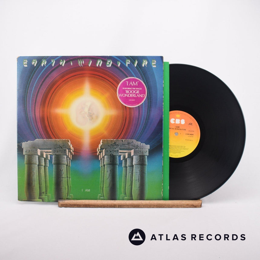 Earth, Wind & Fire I Am LP Vinyl Record - Front Cover & Record