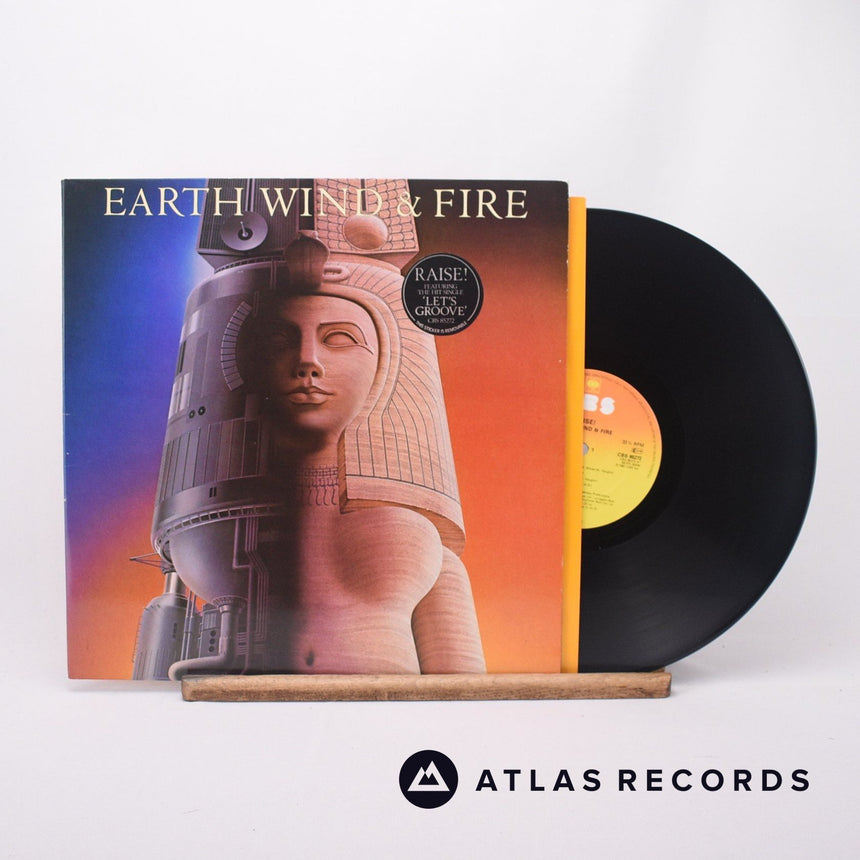 Earth, Wind & Fire Raise! LP Vinyl Record - Front Cover & Record