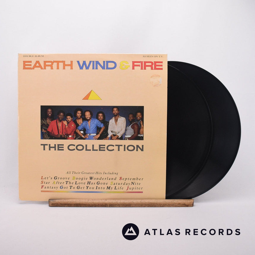 Earth, Wind & Fire The Collection 2 x LP Vinyl Record - Front Cover & Record