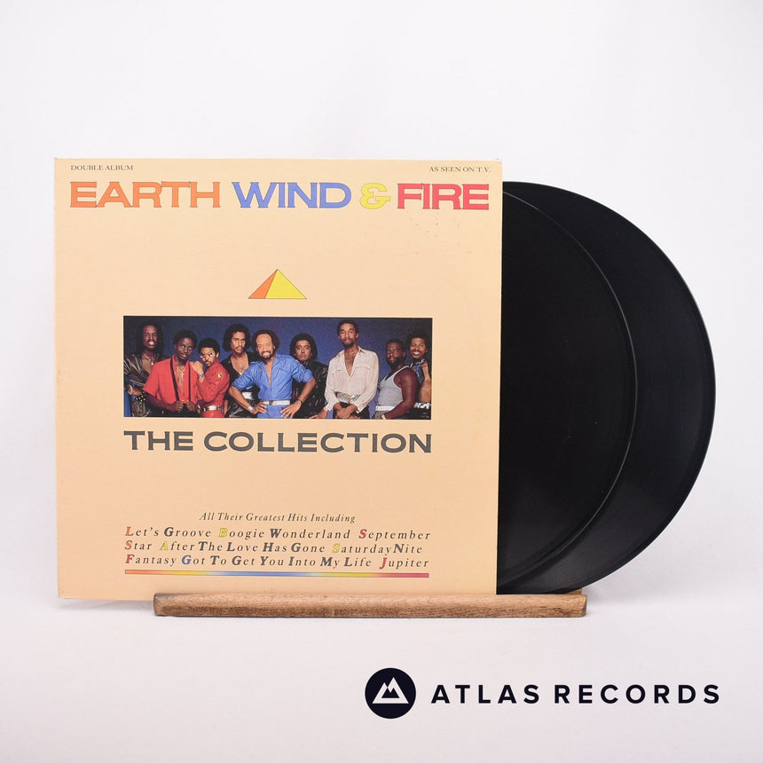 Earth, Wind & Fire The Collection 2 x LP Vinyl Record - Front Cover & Record